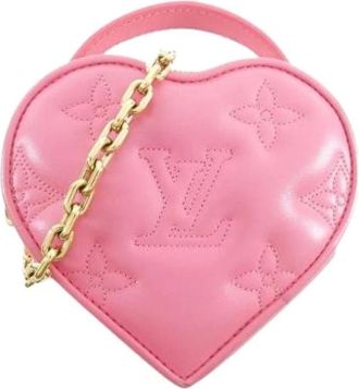 Louis Vuitton Pre-owned Bubblegram Pop My Heart Calf Pouch - - Pre-owned - Donna - Rosa - ONE SIZE