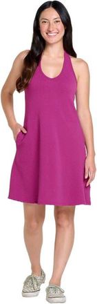 Toad & Co Plumeria Halter Sleeveless Dress in Boysenberry Texture at Nordstrom, Size X-Large