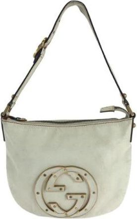 Gucci Pre-owned Shoulder Bags, female, White, Size: ONE SIZE Pre-owned Shoulder Bag