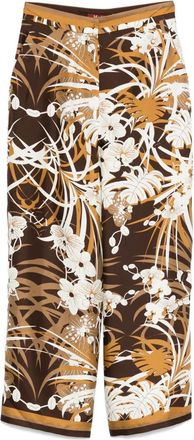 Max Mara Pantaloni in seta - Marrone