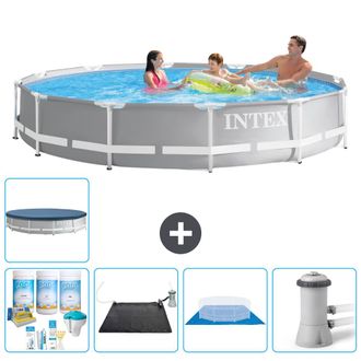 Intex Piscina Prism Frame Redonda - 366x76 Cm - 7-piezas S20520