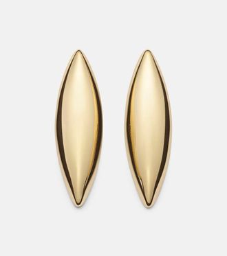 Jennifer Fisher Puffy Dagger Small gold-plated earrings