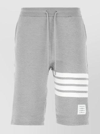 Thom Browne cotton jersey drawstring shorts