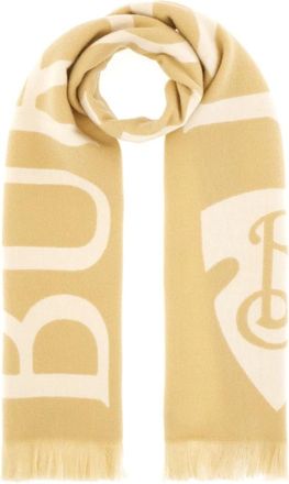 Burberry Stijlvolle Sjaals en Shawls Collectie - unisex - Wintersjaals - Beige - ONE Size - Wol - Accessoires
