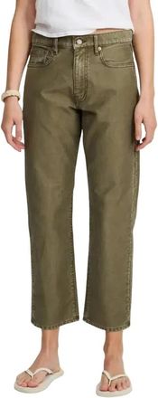 Denimist Lindsay Slim BF - Dames - Cropped Jeans - Groen - W30 - Katoen - Jeans
