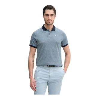 Barbour Polo Manica Corta Essential Sports Mix - - Tops - Uomo - Blu - M