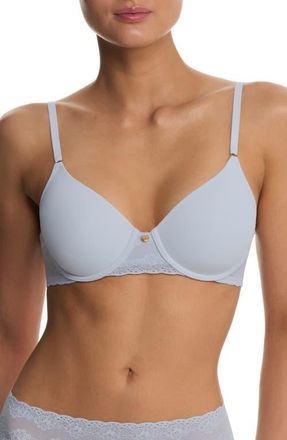 Natori Bliss Perfection Comfort T-Shirt Bra in Frosted Sky at Nordstrom, Size 32Ddd