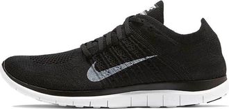Nike Free 4.0 Flyknit Black White Grey 631053-001