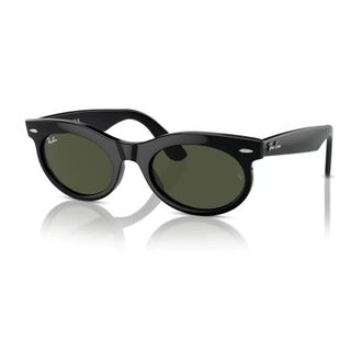 Ray-Ban Ovale Wayfarer Zonnebril - unisex - Zonnebrillen - Zwart - 53 MM - Accessoires