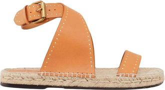Isabel Marant Bruine leren Illya sandalen - Dames - Sandalen - Bruin - 39 EU - Leer - Schoenen