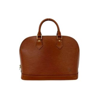 Louis Vuitton Pre-owned Handbags, female, Brown, Size: ONE SIZE Pre-owned Alma Epi Leather Handbag