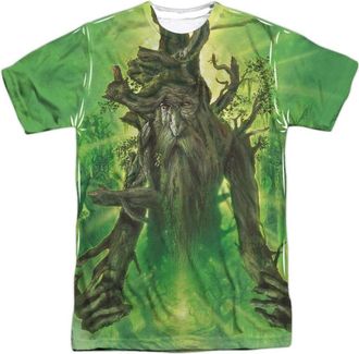 Gildan Lord Of The Rings Treebeard Short Sleeve Adult Poly Crew Tee / T-Shirt