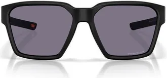 Oakley Briza 58mm Prizm Square Sunglasses in Matte Black/prizm Grey at Nordstrom