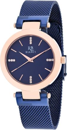 Roberto Bianci Cristallo Quartz Blue Dial Ladies Watch RB0406