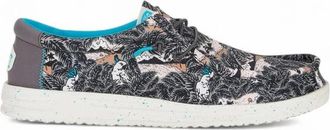 Hey Dude Tropische waterschoen met rubberen zool - Heren - Veterschoenen - Zwart - 44 EU - Schoenen
