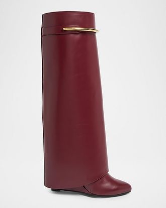Givenchy Shark Pinch Leather Boots