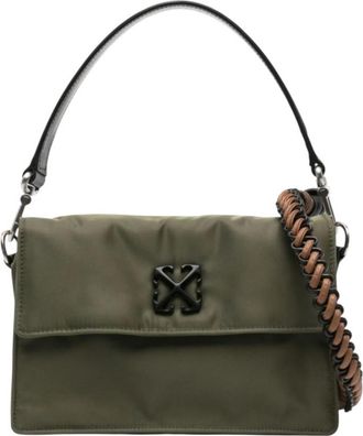 Off-white Green Jitney Small Crossbody Bag