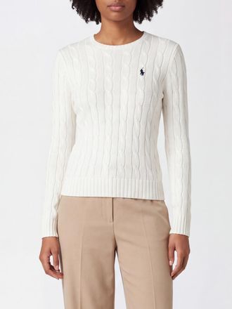 Polo Ralph Lauren Slim Fit Crewneck Jumper in Cotton with Embroidered Logo
