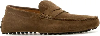 Tod's Mens Gommino Loafer Brown Suede