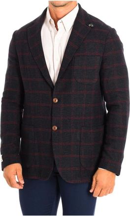 La Martina Formal Blazer - Heren - Blazers - Bruin - L - Katoen - Jassen
