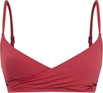 Bond-Eye Top bikini a portafoglio - Rosso
