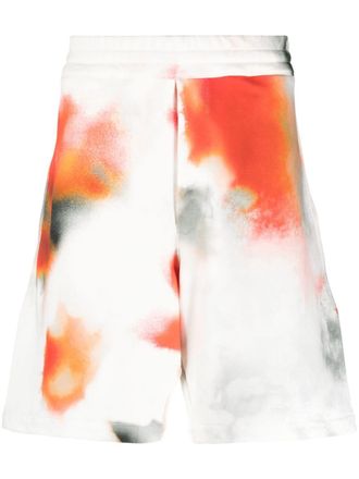 Alexander McQueen Alexander MC Queen Dunkelblüte Baumwollshorts