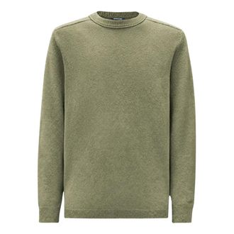 C.P. Company C.P. Company - Jersey de cuello redondo Boucl&egrave; Extrafine Merino Serie Metropolis - Knitwear - Hombre - Verde - XL