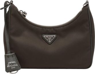 Prada Pre-owned Prada Saffiano Trimmed Re Nylon Re Edition 2005 Satchel Ladies 38Y6Y4Z2YY8BDI3Z
