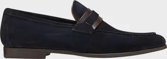Magnanni Men & apos;s Daniel Suede Penny Loafers