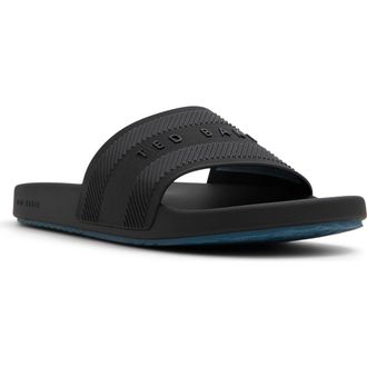 Ted Baker Sennen Slide Sandal in Black at Nordstrom Rack, Size 9Us / 42Eu