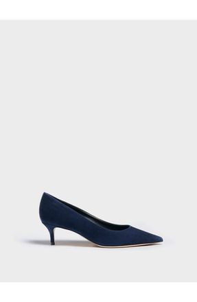 Marion Parke Classic Pump 45 Suede in Navy at Nordstrom, Size 40