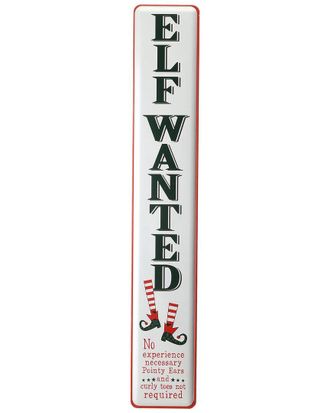National Tree Company 47In Elf Wanted Wall Sign