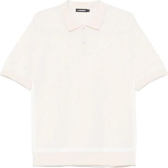 J.Lindeberg Casual Gebreide Polo Beige - Heren - Polos - Beige - L - Polyester - Tops