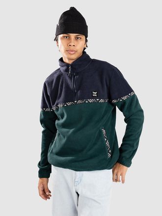 Iriedaily Monte Noe Troyer Half-Zip Forro Polar verde