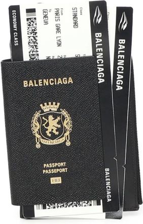 Balenciaga Wallets & Cardholders, male, Black, Size: ONE SIZE Passport Phone Holder