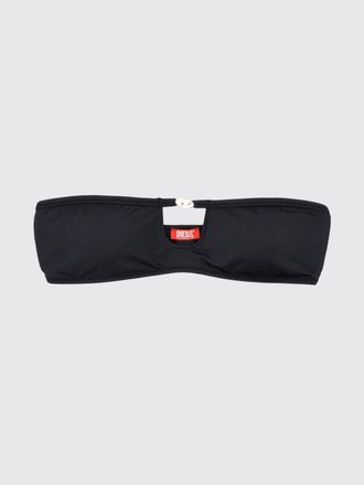 Diesel Oval D Logo Polyamide Blend Bandeau Bra
