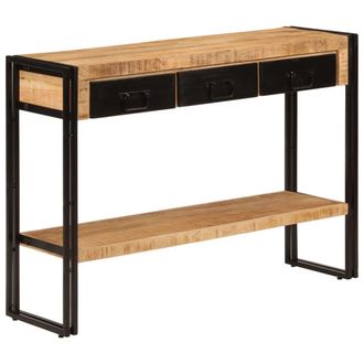 vidaXL Mesa Consola Madera Maciza De Mango 110x30x76 Cm Vidaxl