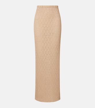 The Row Bandi ribbed-knit maxi skirt