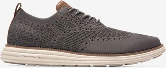 Cole Haan Mens &Oslash;riginal Grand Remastered Stitchlite Oxfords - Grey Size 7.5