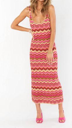 Show me your Mumu Tala Tank Maxi Dress In Horizon Stripe Knit