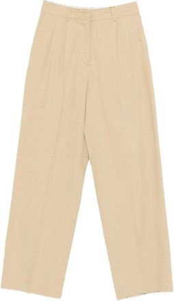 Dunst Straight Chino Broek - Dames - Straight fit broeken - Beige - M - Katoen - Broeken