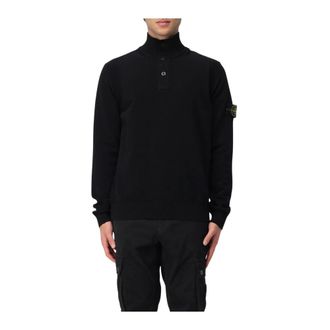 Stone Island Buttoned Neck Knitwear