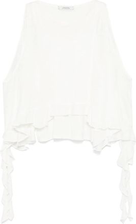 Dorothee Schumacher Top con ruches - Bianco