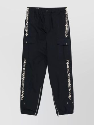 Dries Van Noten cotton straight-leg trousers