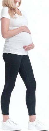 1822 Denim Maternity 32 Butter Skinny Jeans With Belly Band In Black
