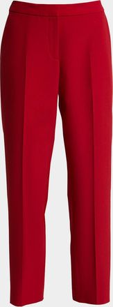 Dries Van Noten Poumas Straight Leg Wool Trousers