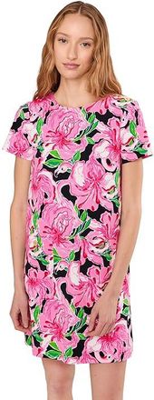 Lilly Pulitzer Mattison Dress Womens Dress Onyx : XXS, Cotton/Nylon/Spandex