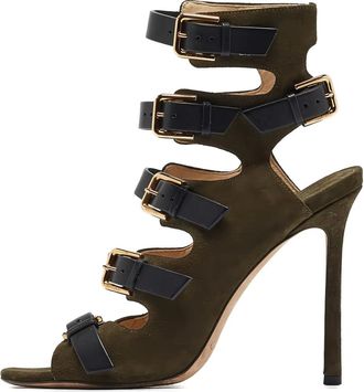 Jimmy Choo London Sandali Trick 110mm - Verde