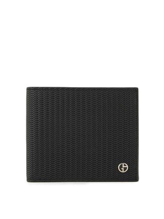 Giorgio Armani Printed Leather Bifold Wallet