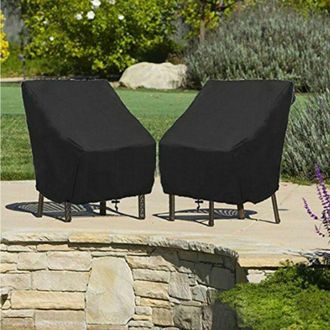 OEM Funda Impermeable Para Tumbona De Jard&iacute;n (2 Unidades), Resistente Al Viento (70x79x102cm) -crezuo